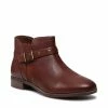 Clarks Γυναίκες Biker Μποτάκια Μποτάκια Trish Strap 261636144 Καφέ