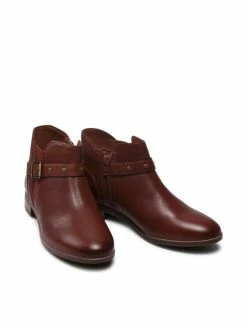 Clarks Γυναίκες Biker Μποτάκια Μποτάκια Trish Strap 261636144 Καφέ -Φτηνός Clarks Κατάστημα unnamed file 1269