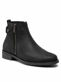 Clarks Γυναίκες Biker Μποτάκια Μποτάκια Memi Lo 261615144 Μαύρο