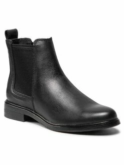 Clarks Γυναίκες Biker Μποτάκια Μποτάκια με λάστιχο Clarkdale Arlo 261547134 Μαύρο