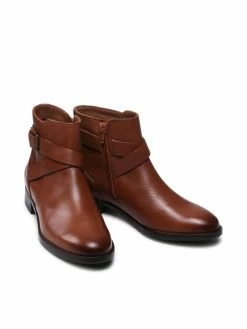 Clarks Γυναίκες Biker Μποτάκια Μποτάκια Hamble Buckle 261510114 Καφέ -Φτηνός Clarks Κατάστημα unnamed file 1329