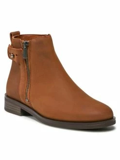 Clarks Γυναίκες Biker Μποτάκια Μποτάκια Memi Lo 261622394 Καφέ