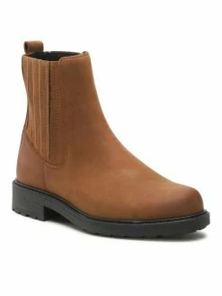 Clarks Γυναίκες Biker Μποτάκια Μποτάκια με λάστιχο Orinoco2 Mid 261613974 Καφέ
