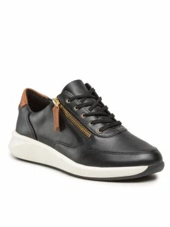 Clarks Γυναίκες Αθλητικά Un Rio Zip 261680184 Μαύρο