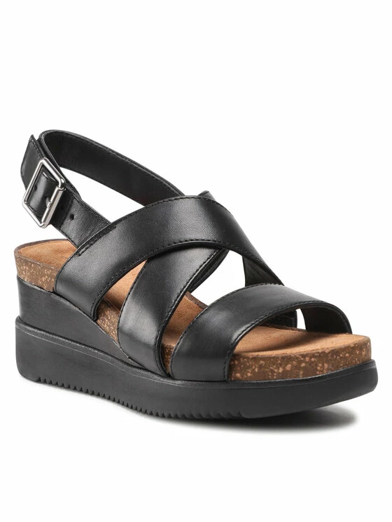 Clarks Γυναίκες Σανδάλια Lizby Cross 261591084 Μαύρο 1 Clarks Γυναίκες Σανδάλια Lizby Cross 261591084 Μαύρο