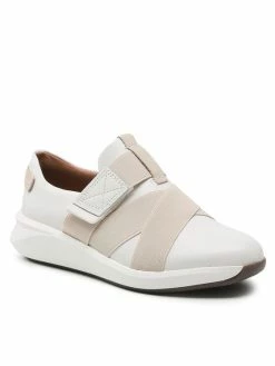 Clarks Γυναίκες Κλειστά Παπούτσια Αθλητικά Un Rio Strap 261657914 Λευκό