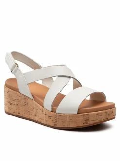 Clarks Γυναίκες Σανδάλια Kimmei Cork 261643594 Λευκό