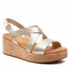Clarks Γυναίκες Σανδάλια Kimmei Cork 261643584 Χρυσό