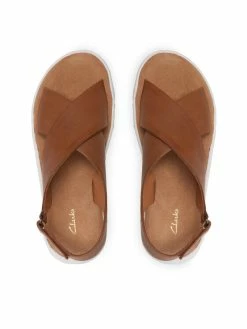 Clarks Γυναίκες Σανδάλια Jemsa Cross 26165793 Καφέ -Φτηνός Clarks Κατάστημα unnamed file 1883