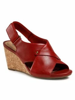 Clarks Γυναίκες Σανδάλια Margee Eve 261581354 Κόκκινο