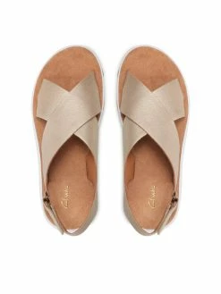 Clarks Γυναίκες Σανδάλια Jemsa Cross 261642424 Χρυσό -Φτηνός Clarks Κατάστημα unnamed file 58