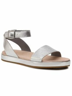 Clarks Γυναίκες Σανδάλια Botanic Ivy 26141348 Ασημί