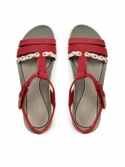 Clarks Γυναίκες Σανδάλια Tealite Grace 261238924 Κόκκινο -Φτηνός Clarks Κατάστημα unnamed file 718