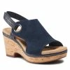 Clarks Γυναίκες Σανδάλια Giselle Sea 261647914 Σκούρο μπλε