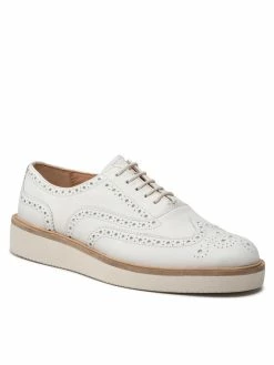 Clarks Γυναίκες Κλειστά Παπούτσια Oxfords Baille Brogue 261574124 Λευκό