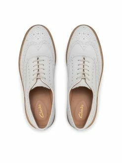 Clarks Γυναίκες Κλειστά Παπούτσια Oxfords Baille Brogue 261574124 Λευκό -Φτηνός Clarks Κατάστημα unnamed file 886